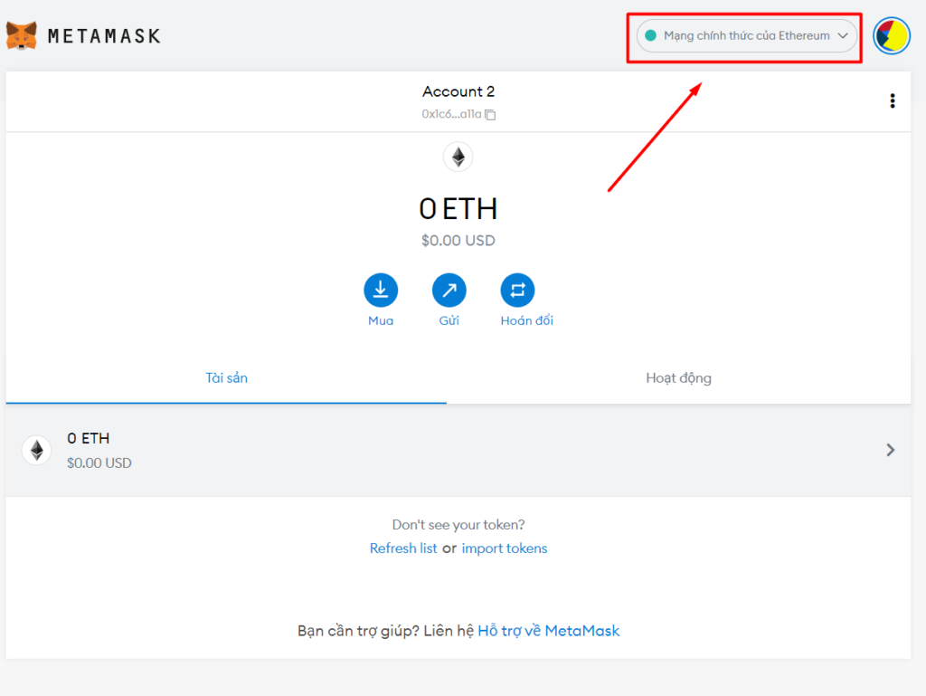 Hướng dẫn tích hợp mạng Moonbeam (GLMR) vào ví Metamask Binance